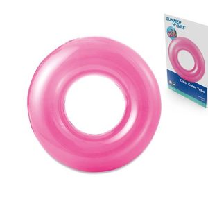 FLOTADOR CIRCULAR PVC ROSA 76CM