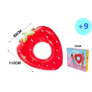 FLOTADOR CIRCULAR PVC FRESA +9 A?OS