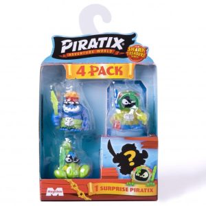 PAQUETE 4 PIRATIX SHARK TREASURE