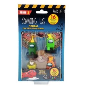 FIGURAS AMONG US S2 CAJA PACK 4