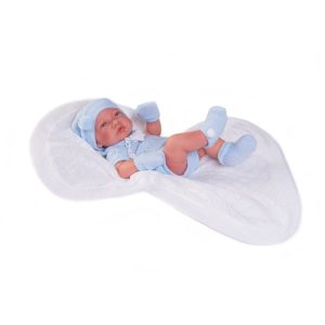 MU?ECO RECIEN NACIDO CON TOQUILLA DE PUNTO