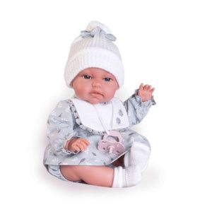 MU?ECA RECIEN NACIDA BABY TONETA POSTURITAS CON HOJITAS