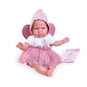 MU?ECA MI PRIMER REBORN BERTA CON ALITAS DE MARIPOSA