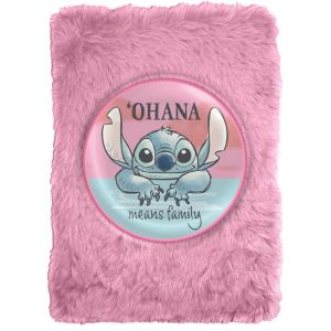 LIBRETA DE PELUCHE STITCH