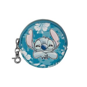 MONEDERO REDONDO LILO Y STITCH ALOHA