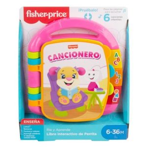 LIBRO APRENDIZAJE FISHER PRICE PERRITA CANCIONERO