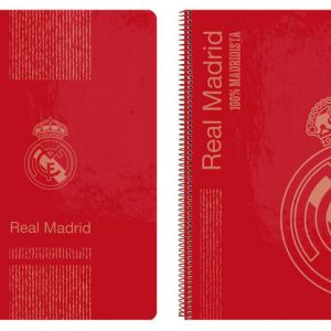 LIBRETA FOLIO TAPAS DURAS 80 H REAL MADRID 3? EQUIP 18/19