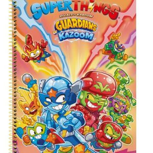 LIBRETA A4 TAPA DURA 80 H, SUPERTHINGS GUARDIANS OF KAZOOM