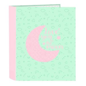 CARPETA CARTON FOLIO 4ANILLAS LOMO ANCHO BLACKFIT8 MOON