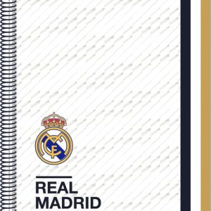 LIBRETA FOLIO TAPAS DURAS 80 H, REAL MADRID 1? EQUIP, 23/24