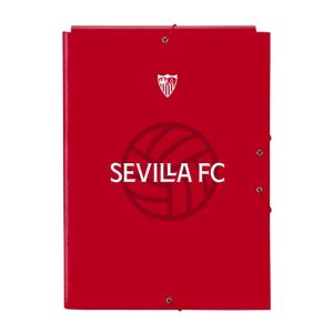 CARPETA CARTON FOLIO GOMAS SOLAPAS SEVILLA F,C, CORPORATIVA