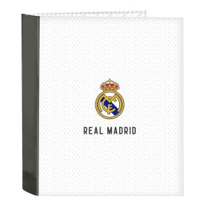 CARPETA FOLIO 4ANILLAS LOMO ANCHO REAL MADRID 1? EQ, 24/25