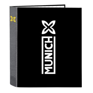 CARPETA CARTON FOLIO 4ANILLAS LOMO ANCHO MUNICH TOPO