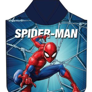 PONCHO DE ALGODON 50X100 SPIDERMAN