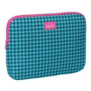 FUNDA PARA PORTATIL 14?? NAIT NAIT PATA DE GALLO VERDE