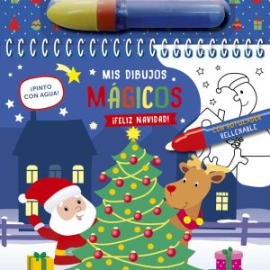PINTO CON AGUA FELIZ NAVIDAD