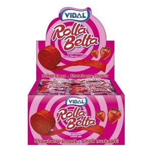 GOLOSINA ROLLA BELTA SABOR PICA FRESA 24 UD
