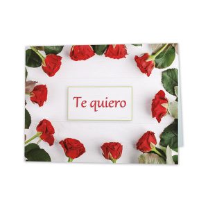 TARJETA MINI CARD TE QUIERO