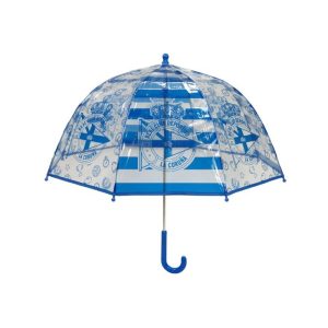 PARAGUAS MANUAL INFANTIL TRANSP, BURBUJA 48CM DEPORTIVO CORU