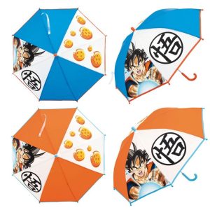 PARAGUAS INFANTIL MANUAL TRANSPARENTE DRAGON BALL