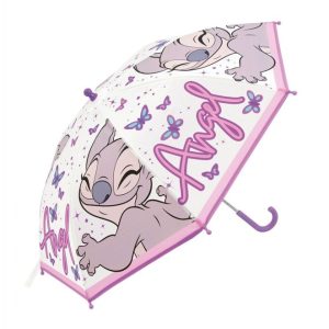 PARAGUAS INFANTIL MANUAL TRANSPARENTE LILO Y STITCH