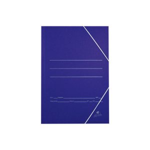 CARPETA FOLIO GOMAS SOLAPAS CARTON AZUL