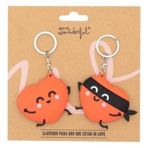 SET DE 2 LLAVEROS - CORAZON Y CORAZON BANDIDO