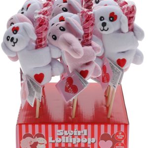 EXPOSITOR 12 PIRULETAS CON PELUCHE LOVE