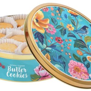 CAJA DE GALLETAS SABOR MANTEQUILLA LATA GRANDE