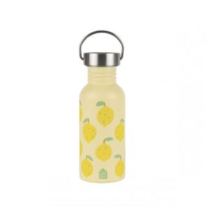 BOTELLA INFANTIL METALICA LIMONES 500ML