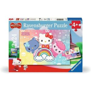 PUZZLE 2 X 24 PIEZAS HELLO KITTY