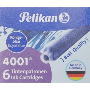 CARTUCHO PELIKAN 4001 TP6 AZUL REAL