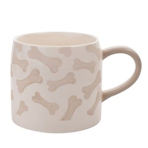 TAZA CERAMICA BLANCA HUESO