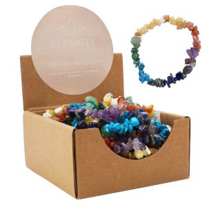 EXPOSITOR PULSERA 25 UNIDADES SURTIDO CHAKRA