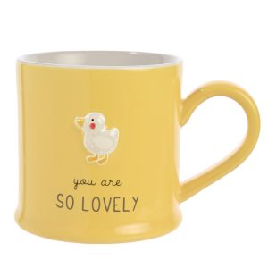 TAZA CON RELIEVE PATITO ERES ENCANTADOR
