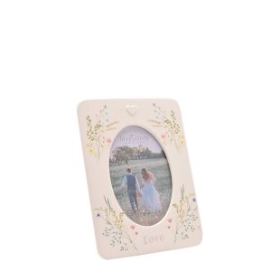 MARCO FOTOS CERAMICA DISE?O FLORAL 10X15