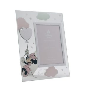 MARCO FOTOS CRISTAL BA?ADO EN PLATA MINNIE MOUSE 13X18
