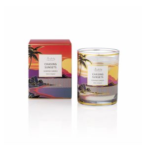 VELA AROMATICA 227 G EN CAJA ADORNADA PLAYA