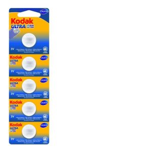 PILA KODAK BOTON LITIO CR 2032 TIRA 5 UNIDAS