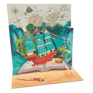 TARJETA FELICITACION GREETING CARD 3D POP-UP BARCO