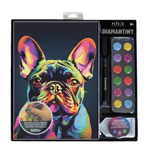 JUEGO CREA CON DIAMANTES DIAMANTINY POP 2 FRENCH BULLDOG