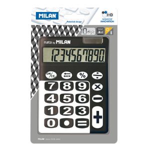 CALCULADORA MILAN BLISTER 10 DIGITOS TECLAS GRANDES NEGRO