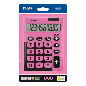 CALCULADORA MILAN DUO 10 DIGITOS ROSA