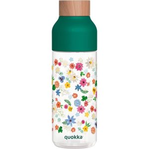 BOTELLA TRITAN 720 ML ICE FLOWER VERDE QUOKKA