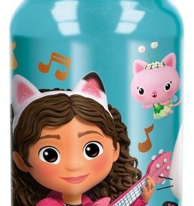 BOTELLA ALUMINIO PEQUE?A 400 ML, GABBYS DOLLHOUSE
