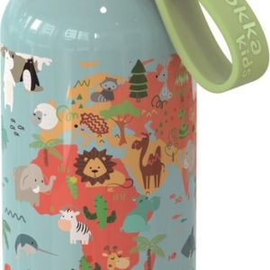 BOTELLA TERMO ACERO INOXIDABLE 330ML KIDS QUOKKA MAP