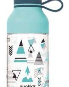 BOTELLA INFANTIL TRITAN CON ASA 430 ML INDIAN AZUL QUOKKA