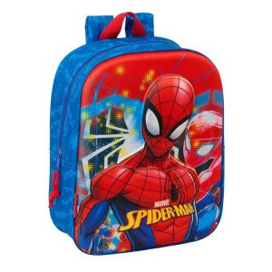 MOCHILA GUARDERIA 3D SPIDERMAN 27X22CM