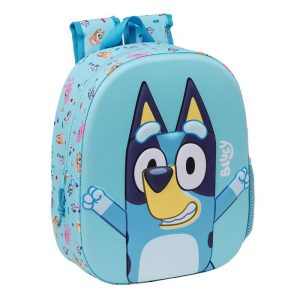 MOCHILA GUARDERIA 3D BLUEY 33X27CM