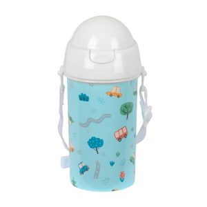 BOTELLA 500ML CON PAJITA SAFTA PREESCOLAR CIUDAD